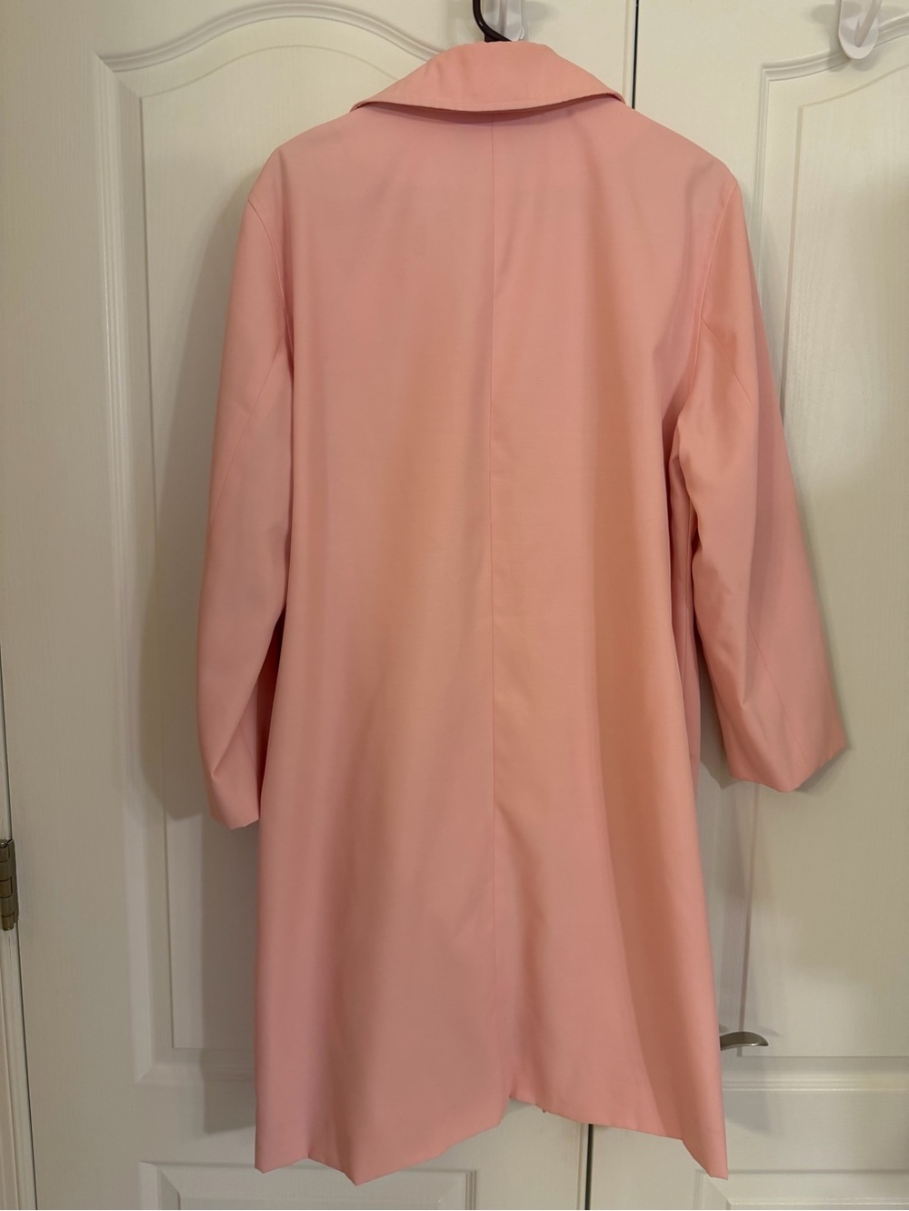 Ralph Lauren Soft Pink Single-Breasted Trench Coat - Picture 5 of 6